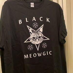Black Meowgic T-Shirt